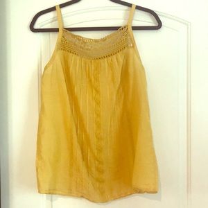 LOFT mustard yellow tank